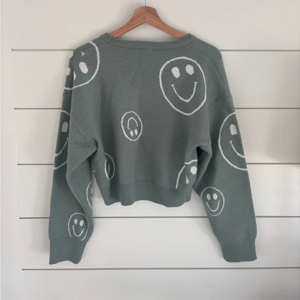 Altar’d State Smiley Face Sweater